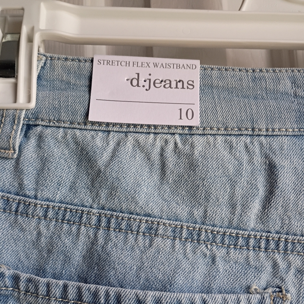 NWT D Jeans Light Color Jeans Size 10 - Picture 3 of 4